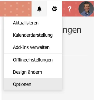 Zahnrad → Optionen